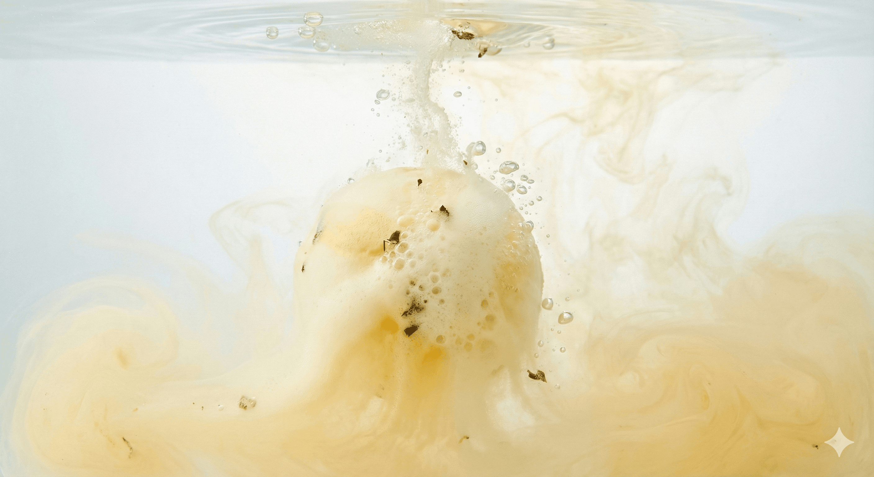 白茶佛手柑浴球 dissolved